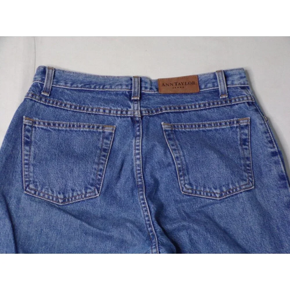 ANN TAYLOR Classic Straight Leg Jeans Size 10 - Picture 4 of 6